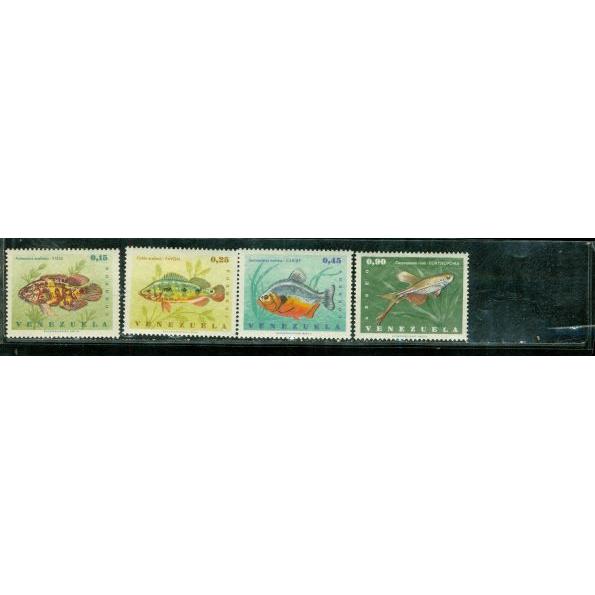 Venezuela Fishes , 4 stamps - Venezuela Fishes , 4 stamps