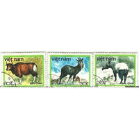 Vietnam Animals, Lot 2, 3 stamps-Stamps-Vietnam-StampPhenom