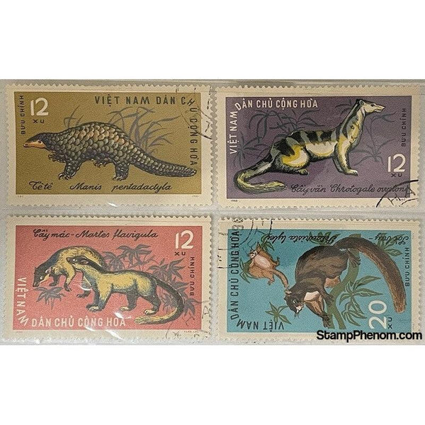 Vietnam Animals, Lot 6, 4 stamps-Stamps-Vietnam-StampPhenom