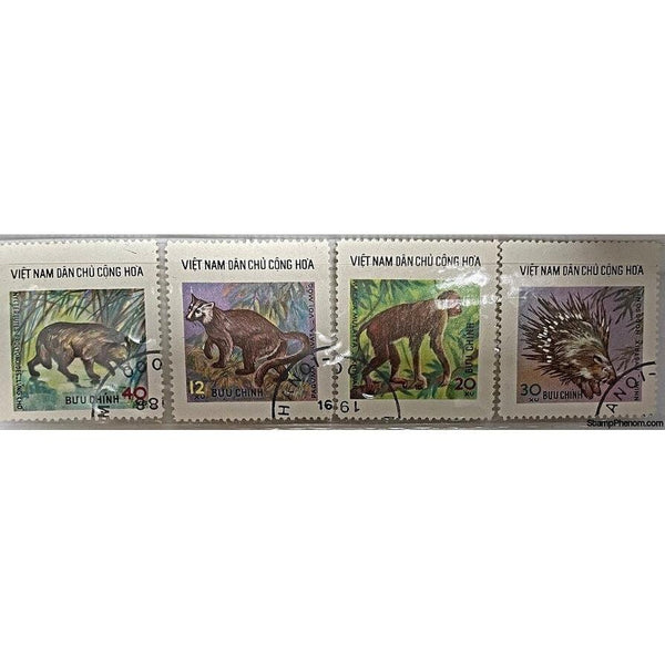 Vietnam Animals, Lot 7, 4 stamps-Stamps-Vietnam-StampPhenom