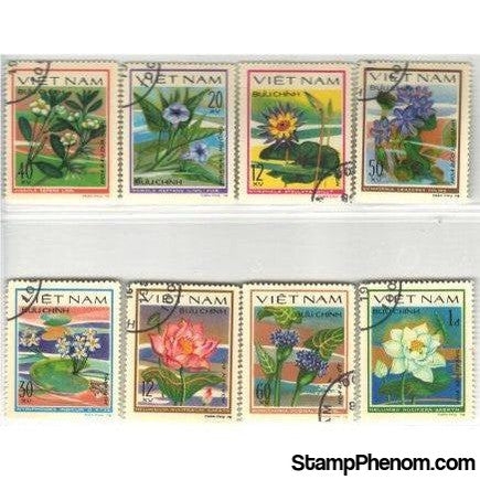 Vietnam Flowers , 8 stamps