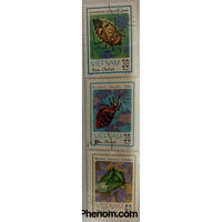 Vietnam Insects, Lot 2, 3 stamps-Stamps-Vietnam-StampPhenom