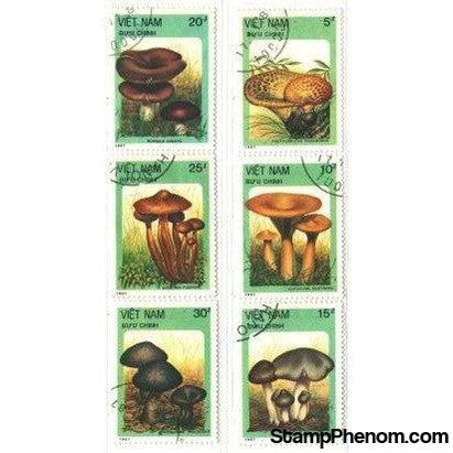 Vietnam Mushrooms , 6 stamps