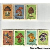 Vietnam Mushrooms , 7 stamps