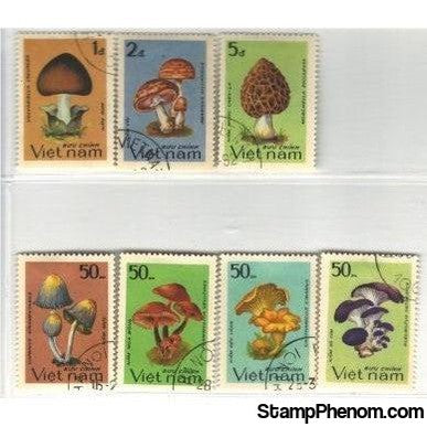 Vietnam Mushrooms , 7 stamps