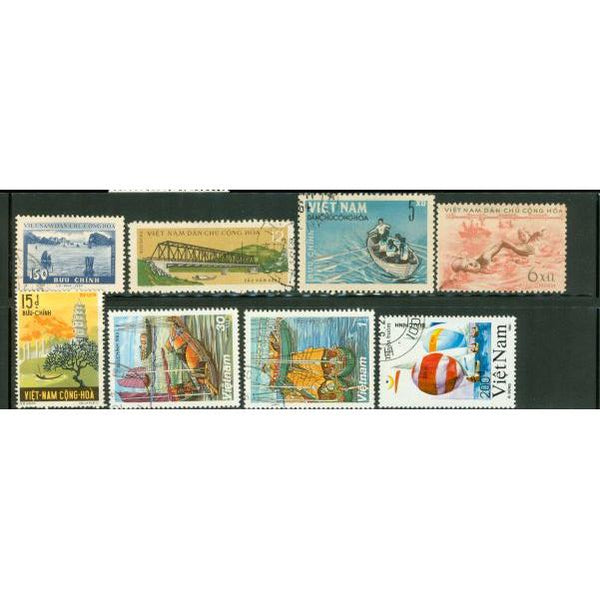 Vietnam Lot , 8 stamps