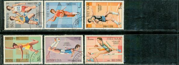 Vietnam Olympics Lot 4 , 6 stamps