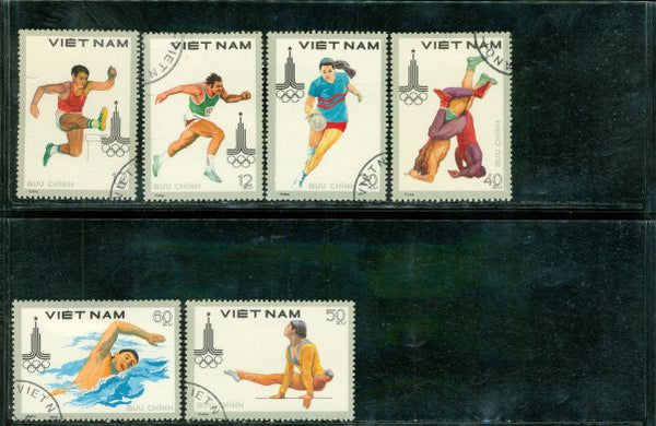 Vietnam Olympics Lot 5 , 6 stamps