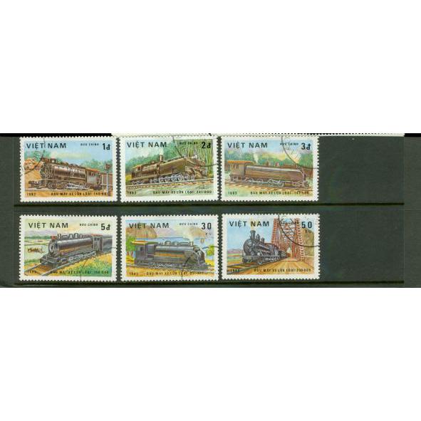Vietnam Trains , 6 stamps