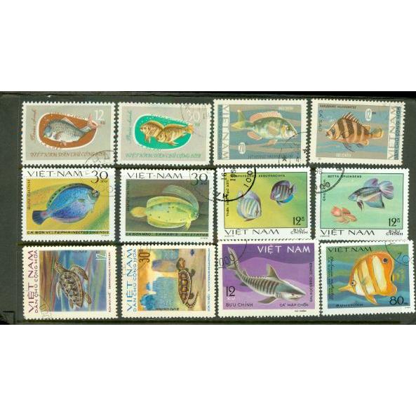 Vietnam Fishes , 12 stamps - Vietnam Fishes , 12 stamps