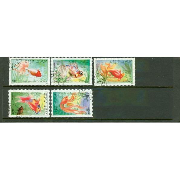 Vietnam Fishes , 5 stamps - Vietnam Fishes , 5 stamps