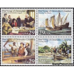 United States of America 1992 Voyage of Columbus Block of 4