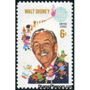 United States of America 1968 Walt Disney (1901-1966) and Children of the World