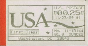 United States of America 1989 Washington, DC, Machine 11