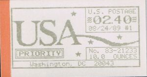 United States of America 1989 Washington, DC, Machine 83