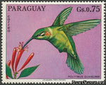 Paraguay 1973 White-tailed Goldenthroat (Polytmus guainumbi)