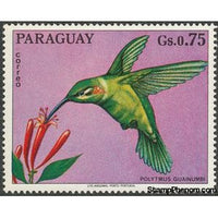 Paraguay 1973 White-tailed Goldenthroat (Polytmus guainumbi)