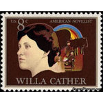 United States of America 1973 Willa Cather, Pioneer Family and Covered Wagon