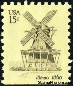 United States of America 1980 Windmills : Illinois 1860