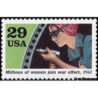 United States of America 1992 Woman with drill (millions of women join war effort)