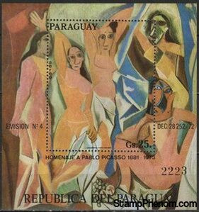 Paraguay 1973 Women of Avignon, Picasso