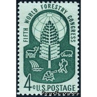 United States of America 1960 World Forestry Congress Seal