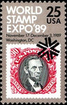 United States of America 1989 World Stamp Expo '89 - stamp US No. 122