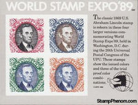 United States of America 1989 World Stamp Expo '89 Souvenir Sheet