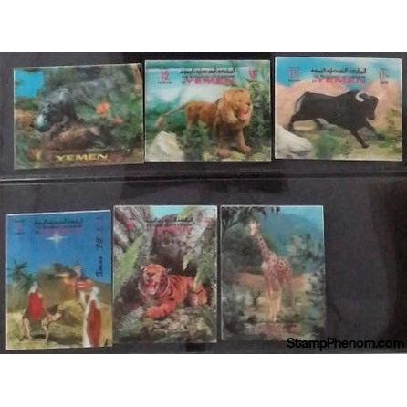 Yemen Animals, Lot 3, 5 stamps-Stamps-Yemen-StampPhenom