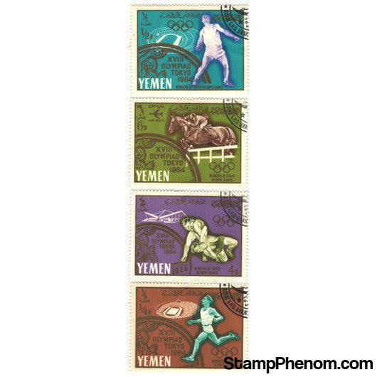 Yemen Olympics , 4 stamps