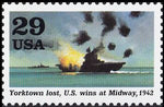 United States of America 1992 Yorktown lost, U.S. wins at Midway