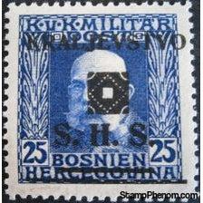 Yugoslavia 1919 Bosnia February issue-Stamps-Yugoslavia-StampPhenom