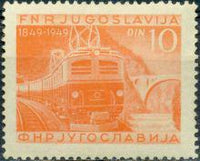 Yugoslavia 1949 National Railways-Stamps-Yugoslavia-StampPhenom