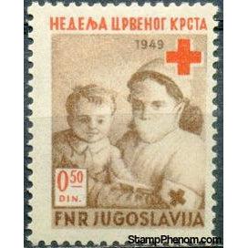 Yugoslavia 1949 Obligatory Tax - Red Cross-Stamps-Yugoslavia-StampPhenom