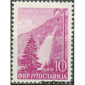 Yugoslavia 1949 Ski Championship-Stamps-Yugoslavia-StampPhenom