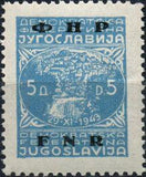 Yugoslavia 1949 Stamps of 1945 and 1947 Overprinted or Surcharged-Stamps-Yugoslavia-StampPhenom