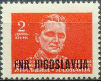 Yugoslavia 1949 Stamps of 1945 and 1947 Overprinted or Surcharged-Stamps-Yugoslavia-StampPhenom