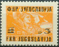 Yugoslavia 1949 Stamps of 1945 and 1947 Overprinted or Surcharged-Stamps-Yugoslavia-StampPhenom