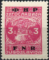 Yugoslavia 1949 Stamps of 1945 and 1947 Overprinted or Surcharged-Stamps-Yugoslavia-StampPhenom