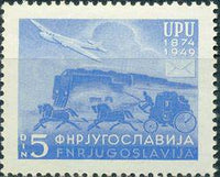 Yugoslavia 1949 Universal Postal Union-Stamps-Yugoslavia-StampPhenom