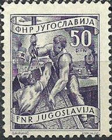 Yugoslavia 1950-1951 Definitives - Local Economy-Stamps-Yugoslavia-StampPhenom