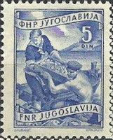 Yugoslavia 1950-1951 Definitives - Local Economy-Stamps-Yugoslavia-StampPhenom