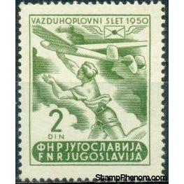 Yugoslavia 1950 3rd Aeronautical Meeting-Stamps-Yugoslavia-StampPhenom