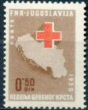 Yugoslavia 1950 Red Cross - Obligatory Tax-Stamps-Yugoslavia-StampPhenom