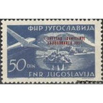 Yugoslavia 1951 Airmail Overprinted-Stamps-Yugoslavia-StampPhenom