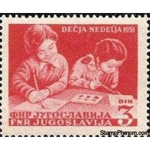 Yugoslavia 1951 International Children's Day-Stamps-Yugoslavia-StampPhenom