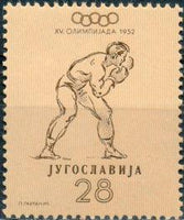 Yugoslavia 1952 Olympic Games - Helsinki-Stamps-Yugoslavia-StampPhenom