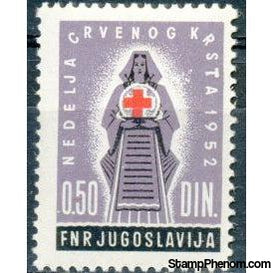 Yugoslavia 1952 Red Cross - Obligatory Tax-Stamps-Yugoslavia-StampPhenom