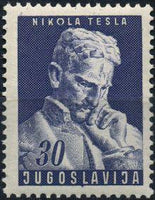 Yugoslavia 1953 Nikola Tesla-Stamps-Yugoslavia-StampPhenom