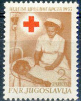 Yugoslavia 1953 Red Cross - Obligatory Tax-Stamps-Yugoslavia-StampPhenom